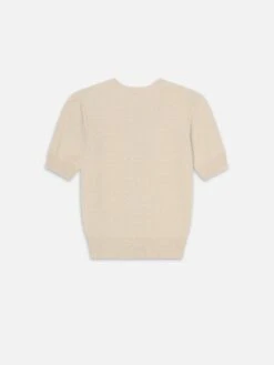 The Cashmere Pointelle Cardi -- Cream -Frame Sale Store WS25KSW030 CREA B