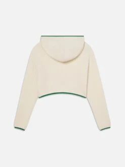 The Cable Hoodie -- Kelly Green Multi -Frame Sale Store WS25KSW044 KLGM B