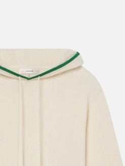 The Cable Hoodie -- Kelly Green Multi -Frame Sale Store WS25KSW044 KLGM DET