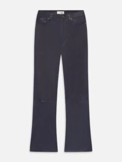 The Leather Reboot Crop -- Dark Indigo