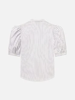 The Gathered Top -- Navy Multi -Frame Sale Store WS25WBL038 NAMU B