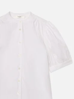 The Gathered Top -- White -Frame Sale Store WS25WBL048 WHT DET