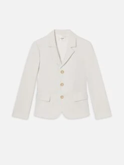 The Seersucker Smart Blazer -- Light Chambray Multi