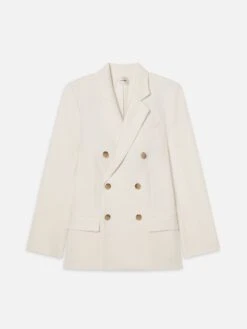 The Relaxed Everyday Blazer -- Ecru