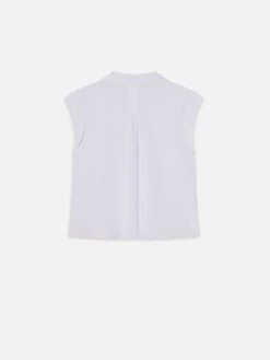 The Seersucker Leisure Shirt -- Light Chambray Multi -Frame Sale Store WS25WSH031 LCHM B