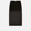The Silk Organza Skirt -- Black